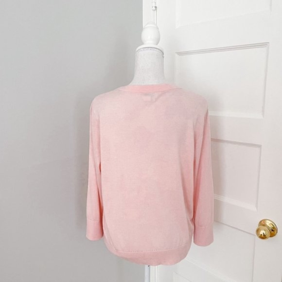 KATE SPADE Pink Lightweight Cardigan Sweater - Picture 2 of 6
